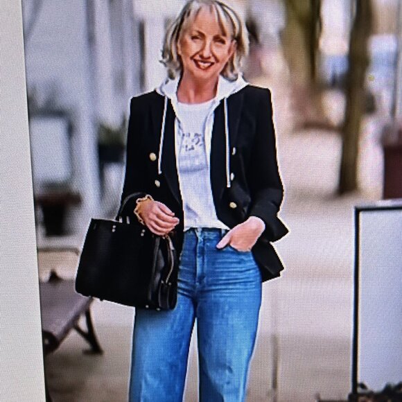 Vintage D'Oraz Double Breasted Blazer with Brass Button Details - Picture 12 of 14